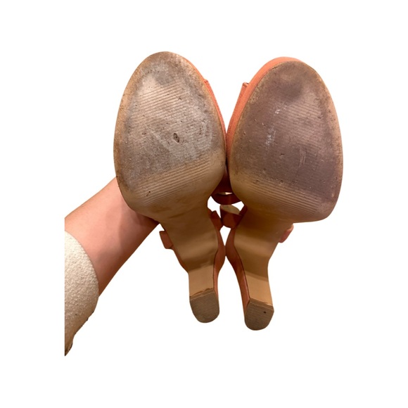 Coral platform heels Steve Madden size 9. Used. - Picture 7 of 10